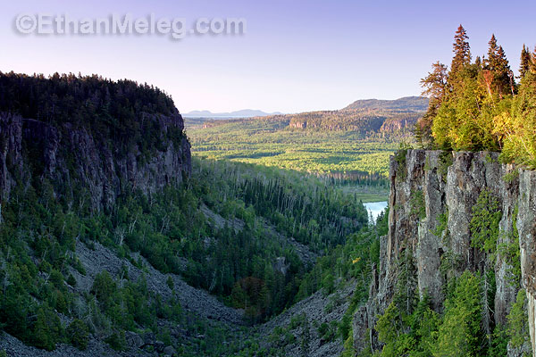 Ouimet Canyon near Thunder Bay, Ontario.